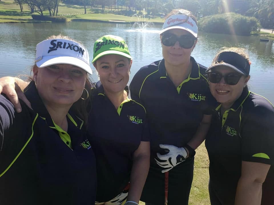 Kijat members enjoying a golf day
