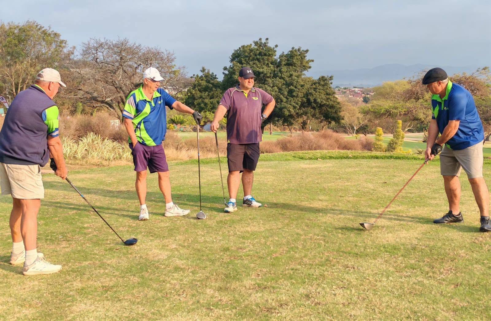Kijat golfers sharing a moment during their game